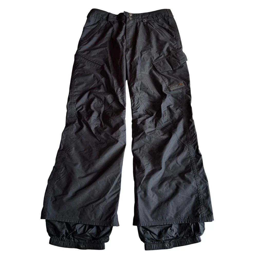 Burton Dryride Snowboard‎ Pants Mens Medium Black Cargo Ski Winter Pants